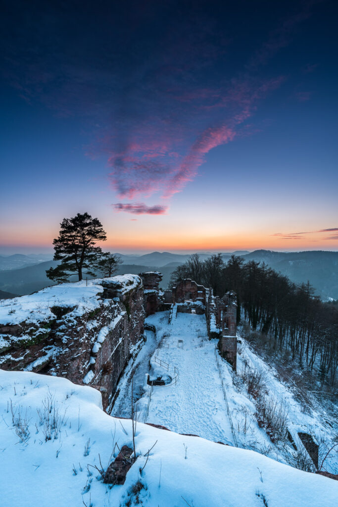 Martin Koch Fotografie Burg Neuscharfeneck Schnee