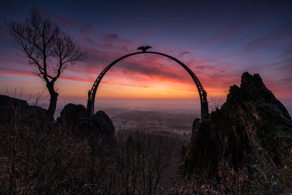 Martin Koch Fotografie Adlerbogen Sonnenaufgang Morgenrot