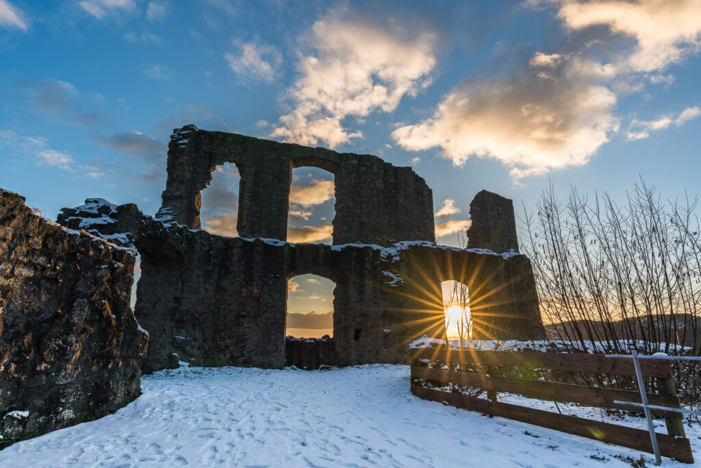 Martin Koch Fotografie Sonnenuntergang Burg Falkenstein