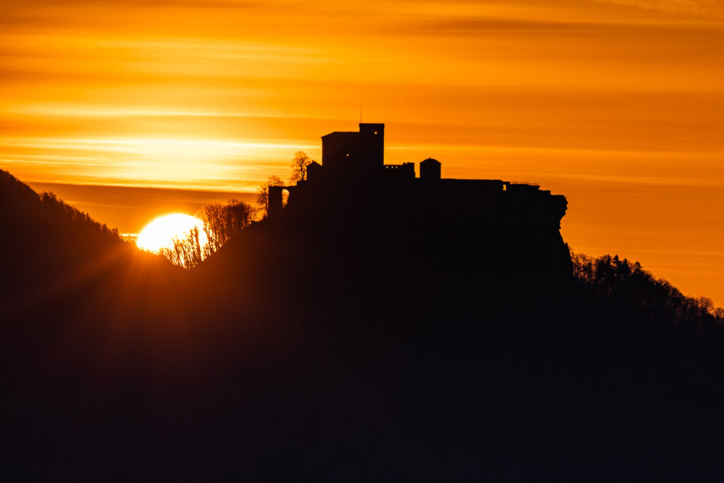 Martin Koch Fotografie Sonnenaufgang Burg Trifels