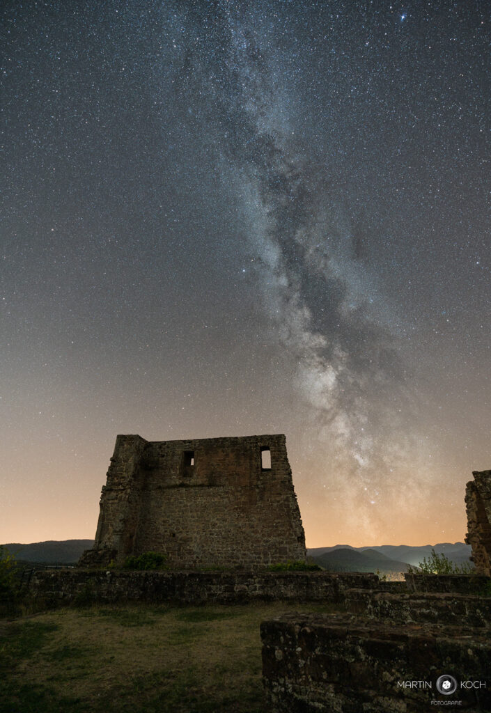 Martin Koch Fotografie Milchstraße Burg Lindelbrunn