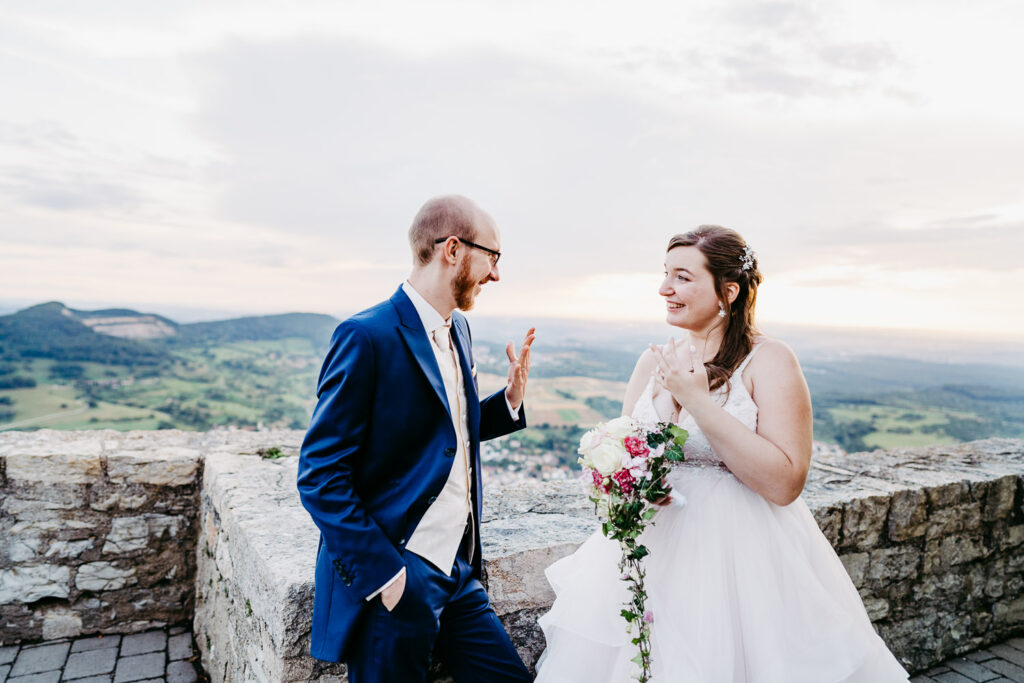 Hochzeit Burg Hohenneuffen Stuttgart Anna-Maria Cedric