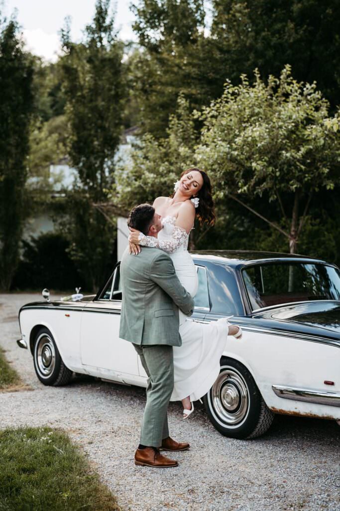 Hochzeitsfotograf Limburg - Brautpaarshooting Botanischer Garten Schloss Bieberstein