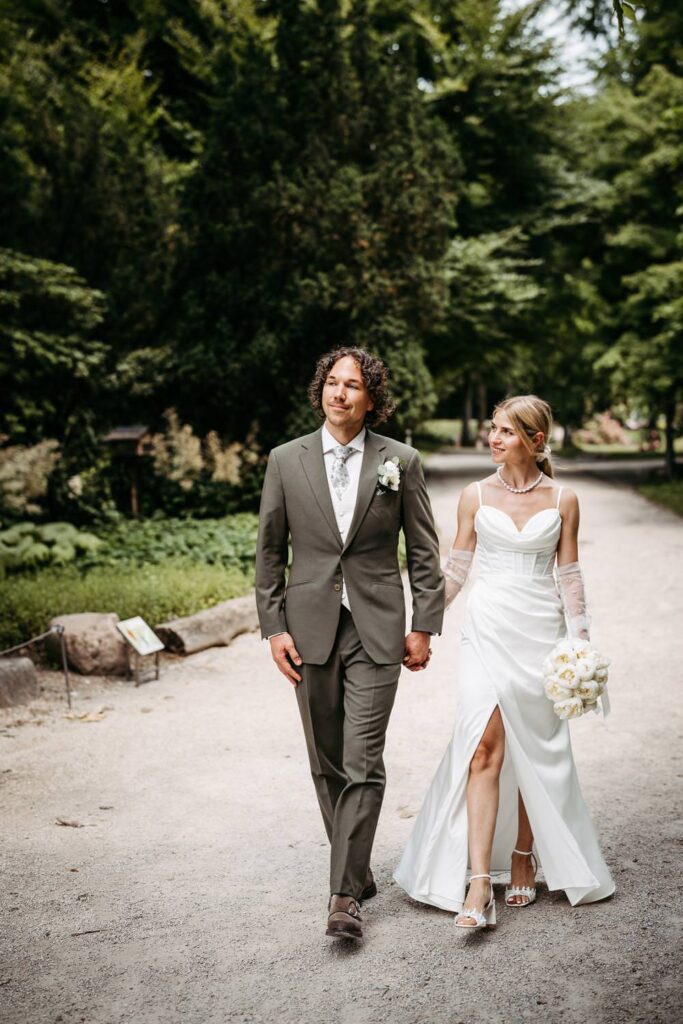 Hochzeit in Frankfurt am Römer und im Palmengarten