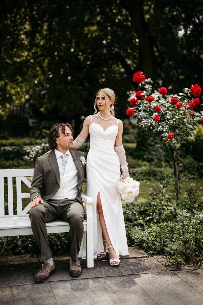 Hochzeit in Frankfurt am Römer und im Palmengarten