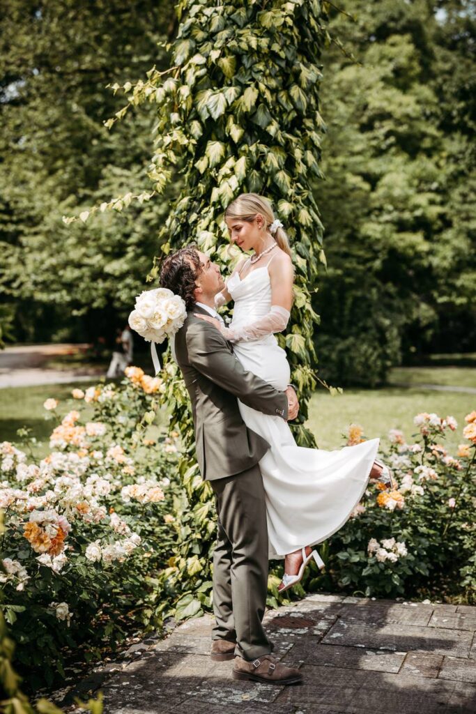 Hochzeit in Frankfurt am Römer und im Palmengarten