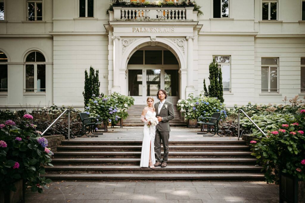 Hochzeit in Frankfurt am Römer und im Palmengarten