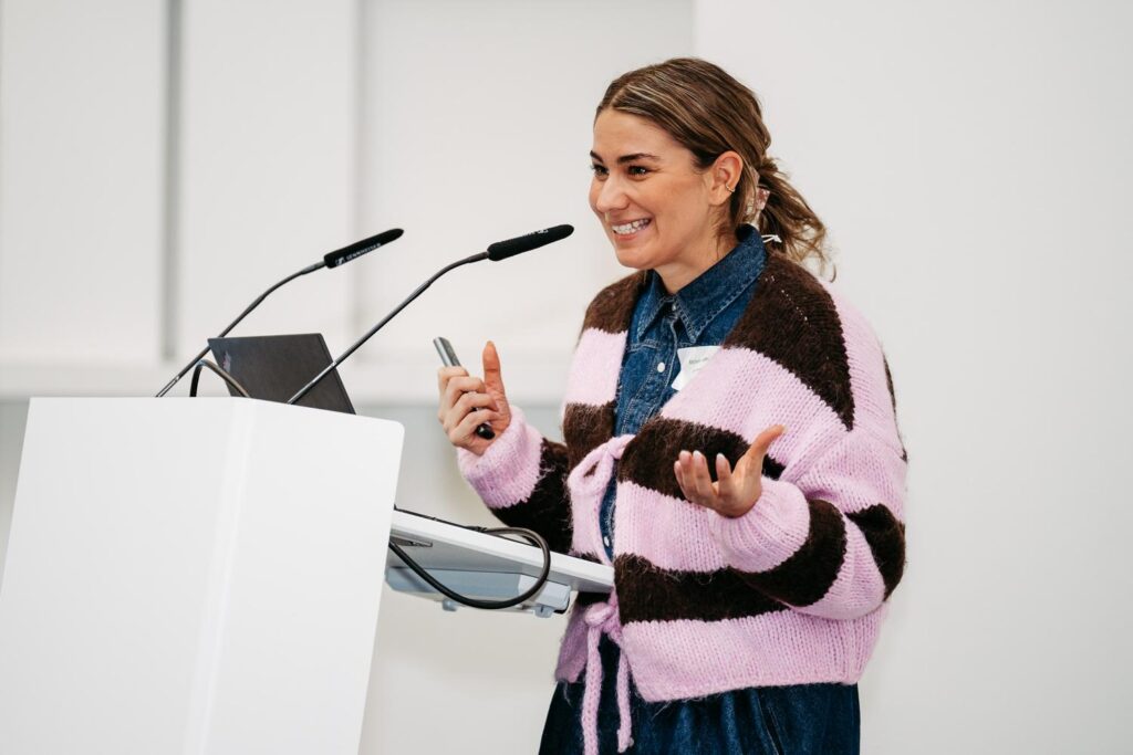 Eventfotografie - Closeup Speakerin